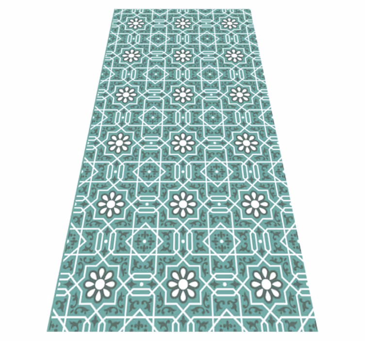 Tappeto vinile piastrelle modello marocchino - TenStickers