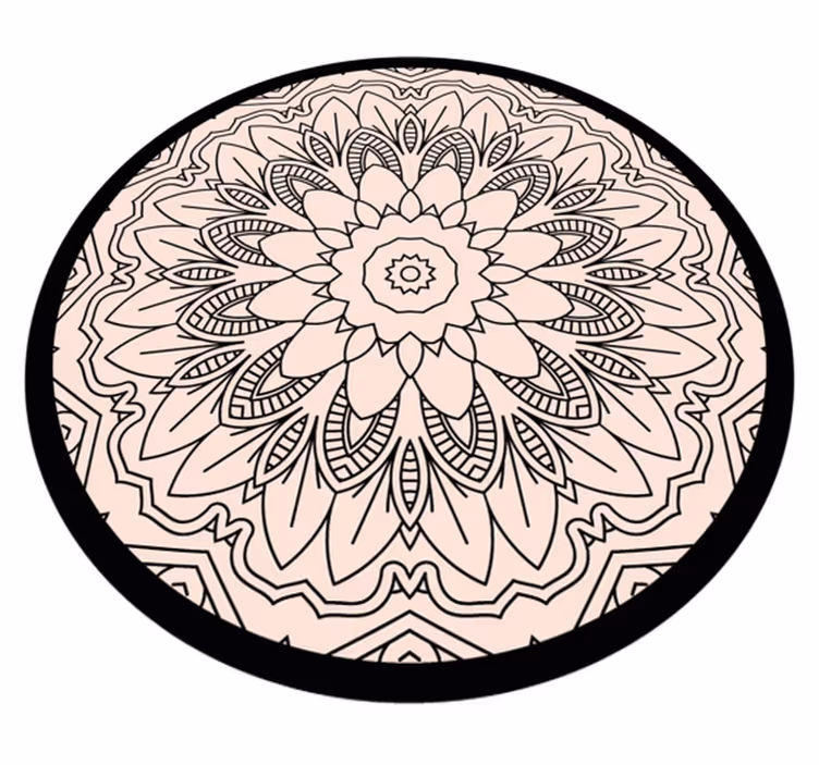 Tappeto vinile Mandala semplicità del mandala - TenStickers