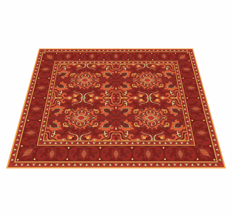 Tappeto vinile Mandala medaglione ornato - TenStickers
