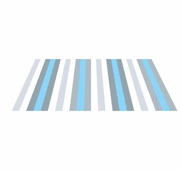 Tappeto vinile strisce elemento decorativo a strisce - TenStickers