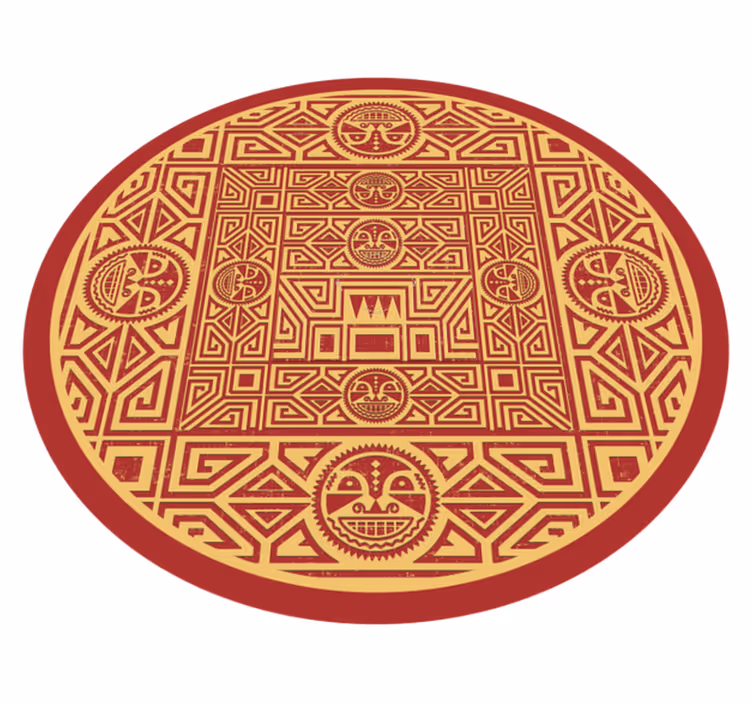 Tappeto vinile Mandala mandala tribale - TenStickers