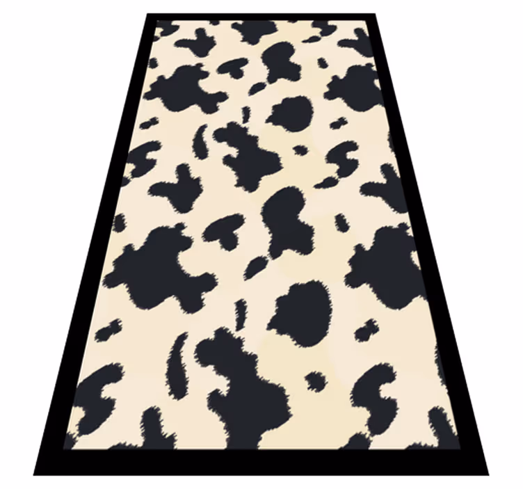 Tappeto vinile stampa animale modello in pelle di vacchetta - TenStickers