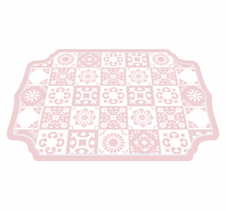 Tappeto vinile piastrelle piastrelle intricate ispirate - TenStickers