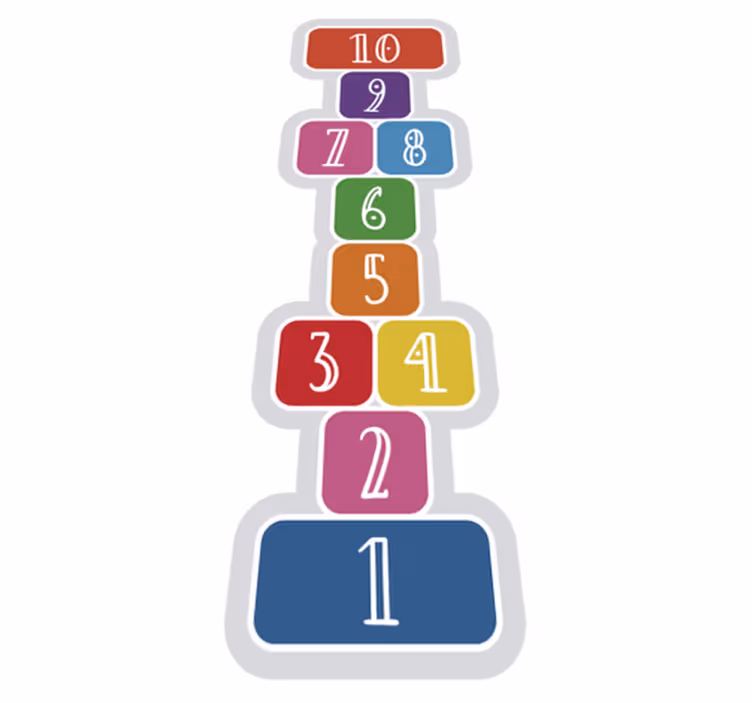 Tappeto vinile giochi sequenza della campana - TenStickers
