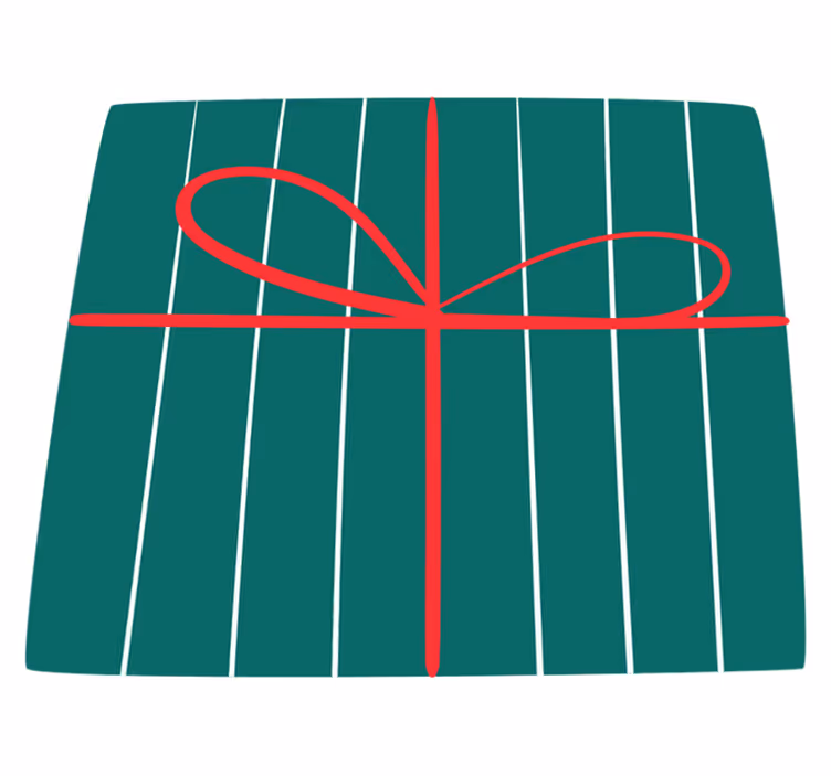 Tappeto vinile strisce strisce rosse verdi - TenStickers