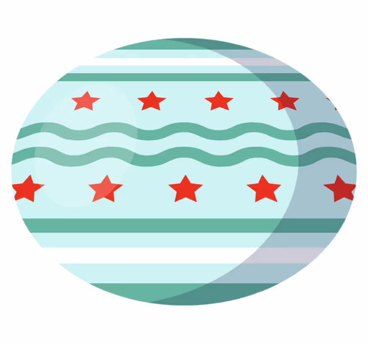 Tappetto vinile stelle motivo stella acquatica - TenStickers