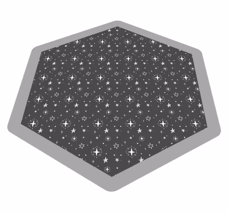 Tappetto vinile stelle modello celeste - TenStickers