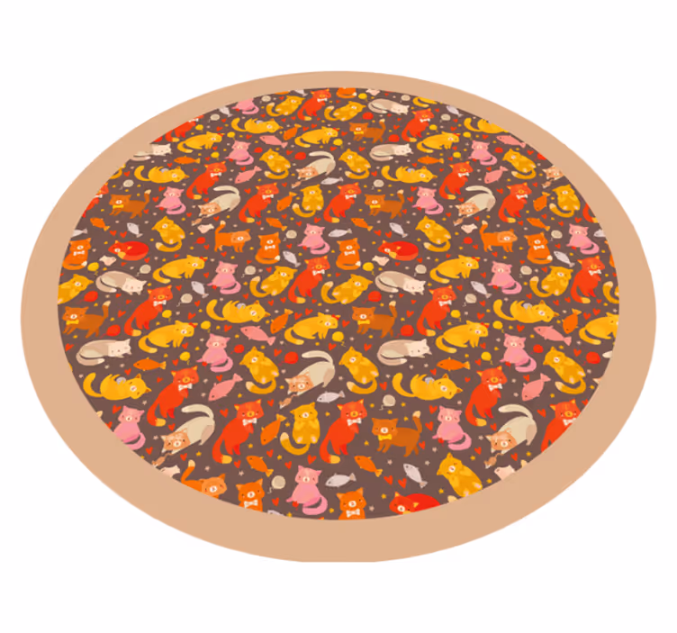 Tappeto vinile per bambini modello animale giocoso - TenStickers