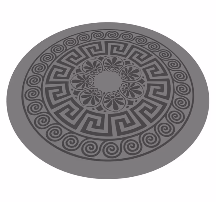 Tappeto vinile Mandala motivo ispirato al mandala - TenStickers