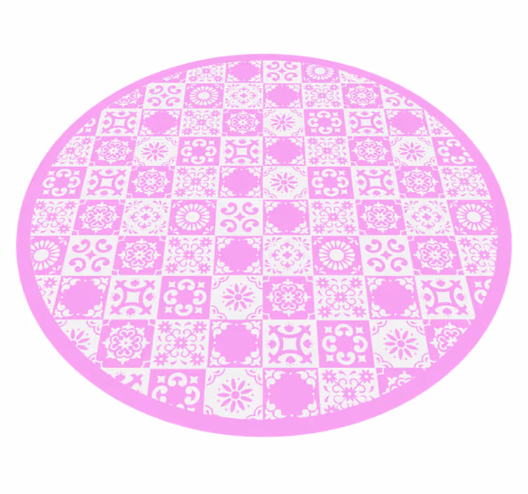 Tappeto vinile Mandala cerchio ispirato al mandala - TenStickers