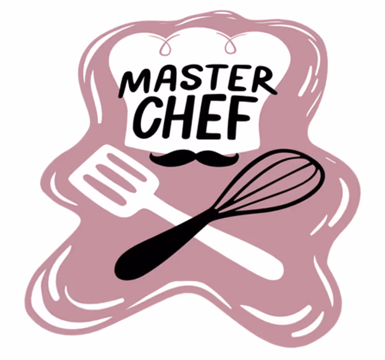 Tappeto in vinile cucina Maestro chef - TenStickers