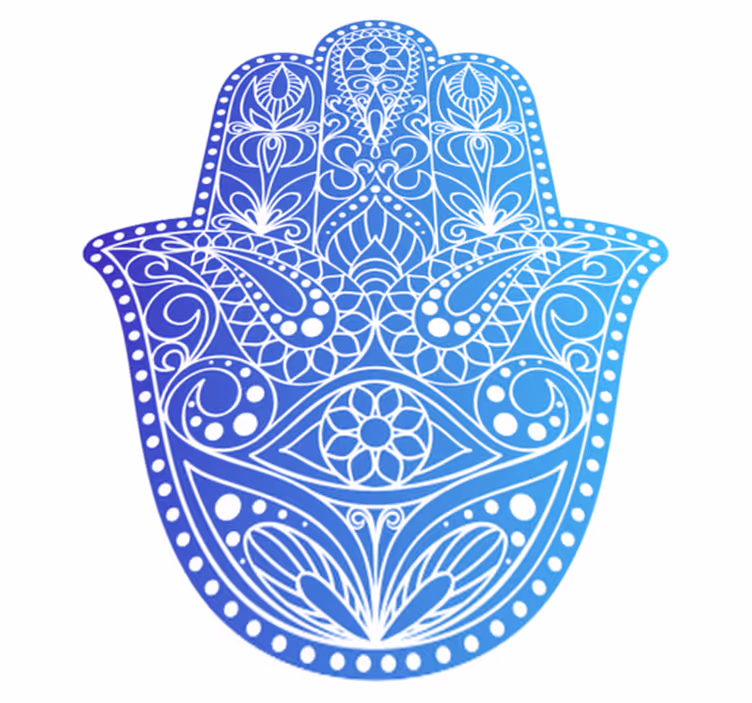 Tappeto vinile Mandala arredamento ispirato al mandala - TenStickers