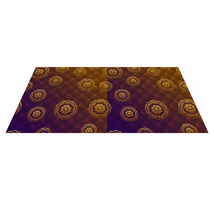 Tappeto vinile Mandala sovrapposizione di motivi mandala - TenStickers