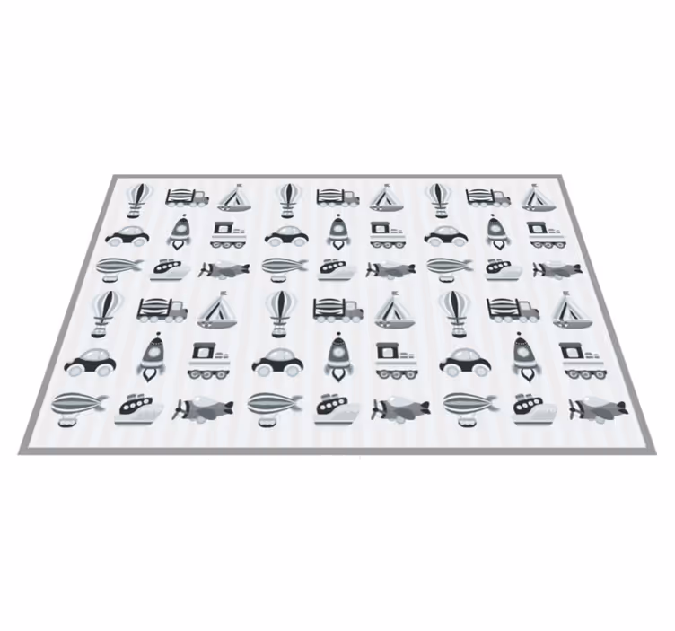 Tappeto vinile per bambini trasporto ludico - TenStickers