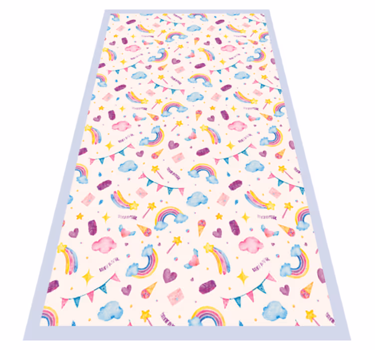 Tappeto vinile per bambini stravaganti immagini infantili - TenStickers