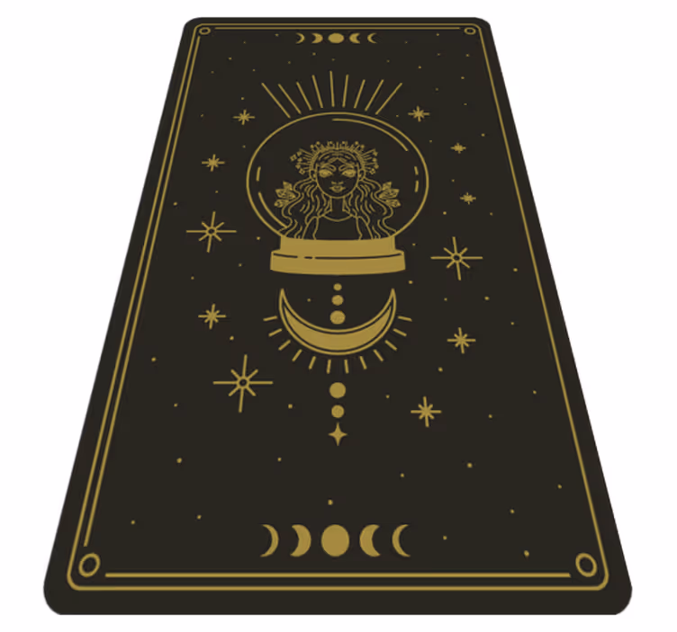 Tappeto vinile Mandala mandala celeste - TenStickers