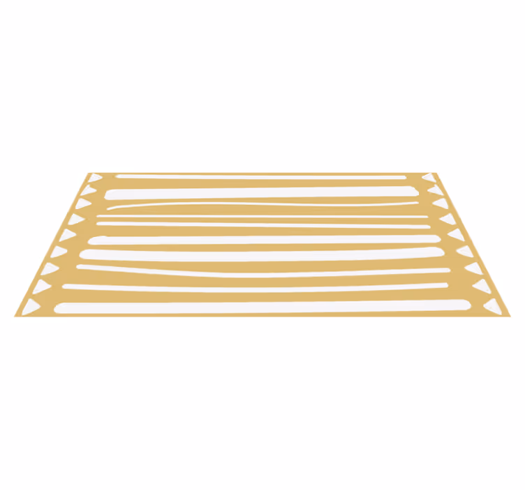 Tappeto vinile strisce sole striato - TenStickers