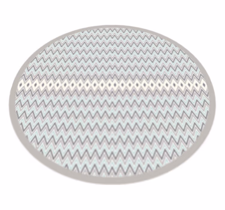 Tappeto vinile strisce dettaglio motivo chevron - TenStickers