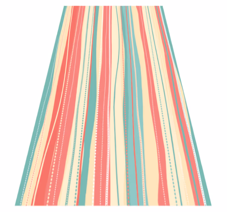 Tappeto vinile strisce colorazione a righe - TenStickers