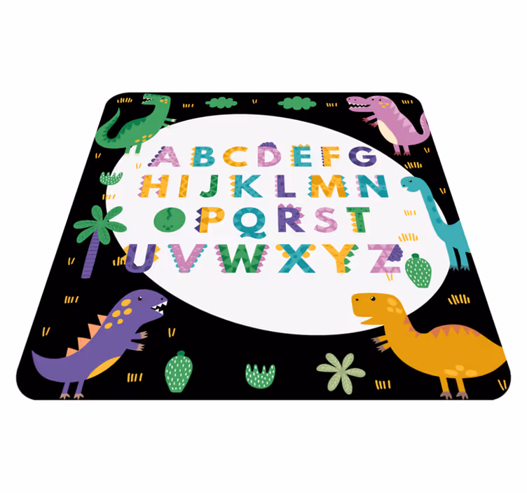 Tappeto vinile alfabeto giochi educativi colorati - TenStickers