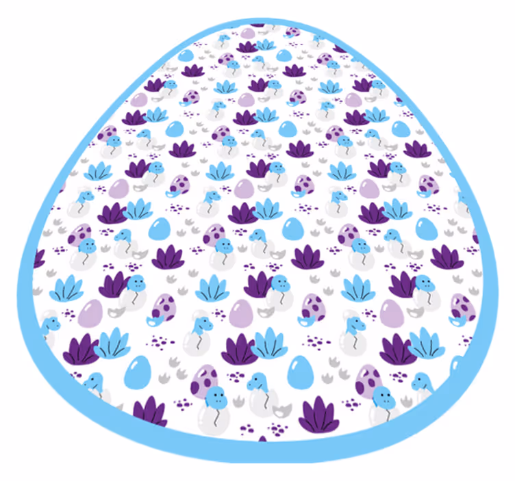 Tappeto vinile per bambini motivo di creatura stravagante - TenStickers