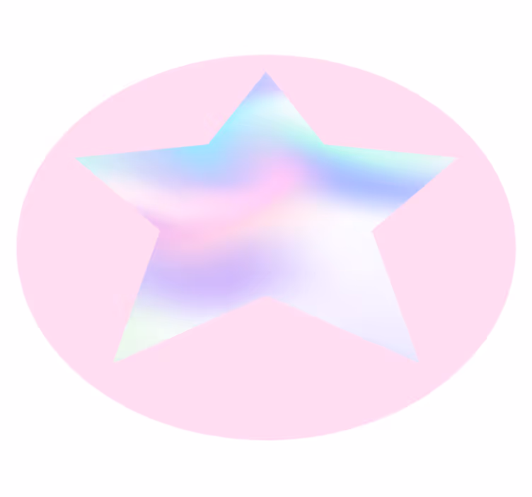 Tappetto vinile stelle gradiente di stelle pastello - TenStickers