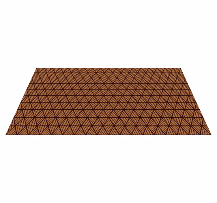 Tappeto vinile motivi superficie strutturata geometrica - TenStickers