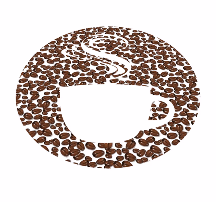 Tappetto vinile stelle galassia della caffeina - TenStickers