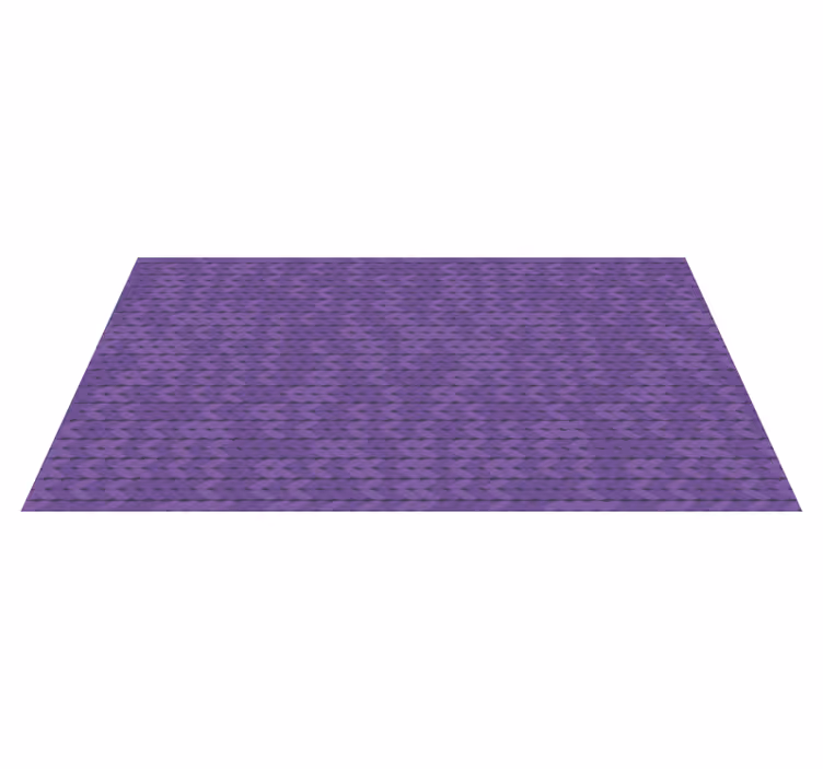 Tappeto vinile motivi motivo intrecciato viola - TenStickers