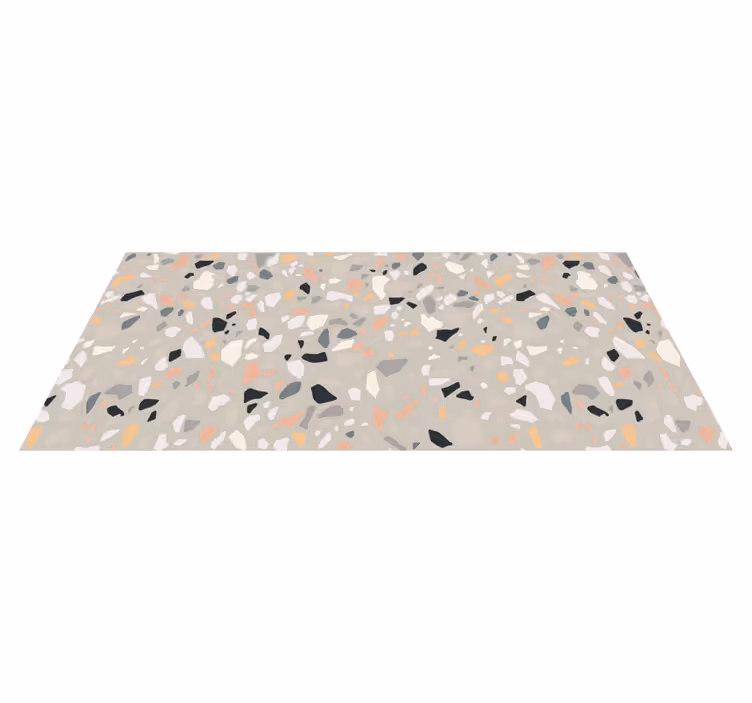 Tappeto vinile motivi ispirato al terrazzo - TenStickers