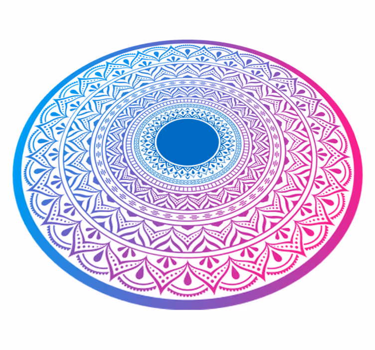 Tappeto vinile Mandala matrice circolare mandala - TenStickers