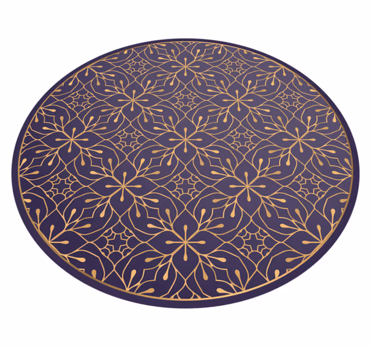 Tappeto vinile Mandala eleganza floreale mandala - TenStickers
