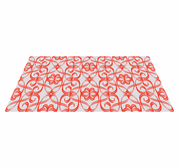 Tappeto vinile geometrico complessità vorticosa - TenStickers