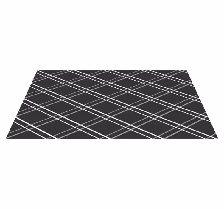 Tappeto vinile geometrico motivi di linee geometriche - TenStickers