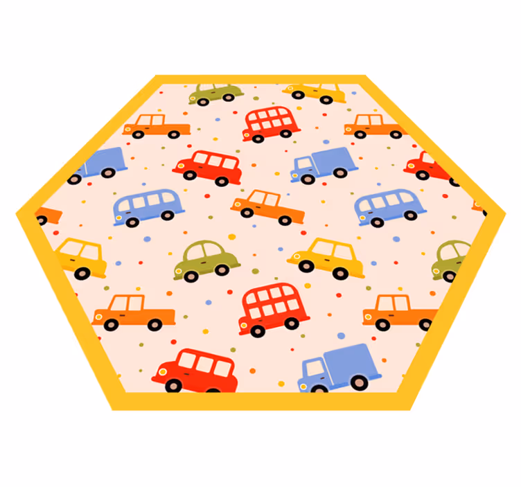Tappeto vinile per bambini trasporto giocoso - TenStickers