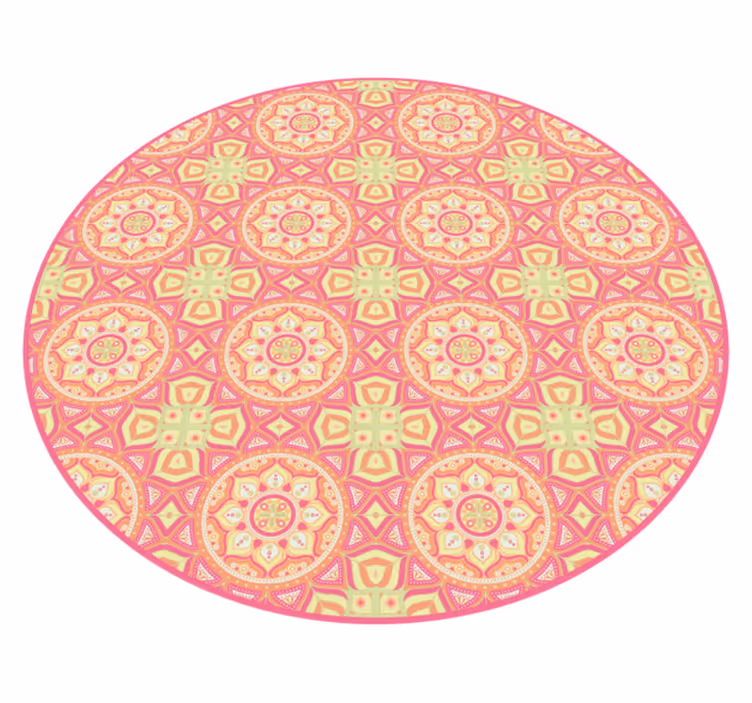 Tappeto vinile Mandala cerchio modello mandala - TenStickers