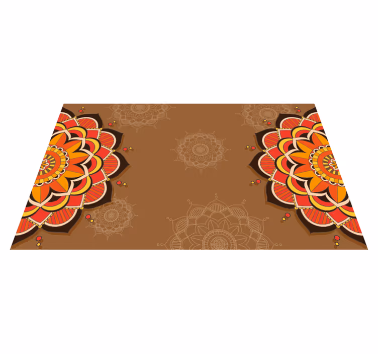 Tappeto vinile Mandala ornamento mandala - TenStickers
