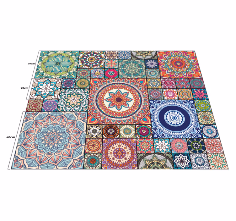 Tappeto vinile Mandala modelli di mandala - TenStickers