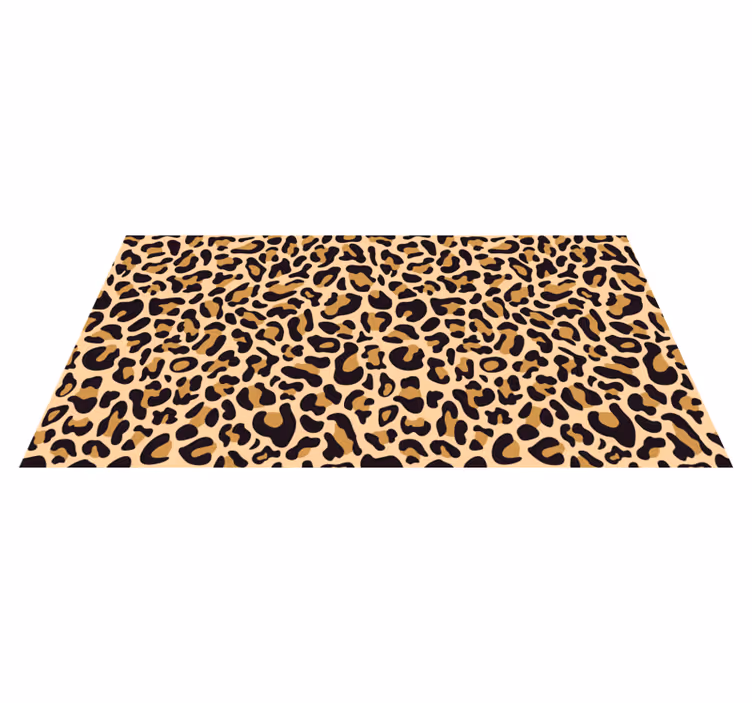 Tappeto vinile stampa animale superficie maculata leopardata - TenStickers
