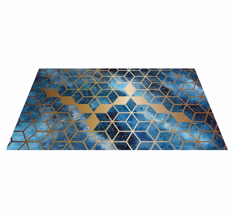 Tappeto vinile piastrelle scintilla del mosaico - TenStickers