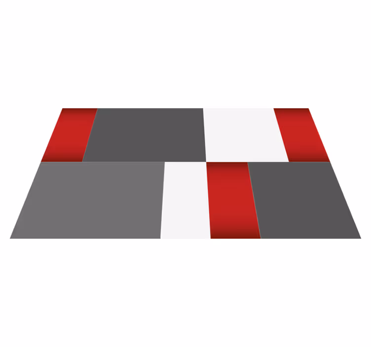 Tappeto vinile minimalista blocchi minimalisti - TenStickers