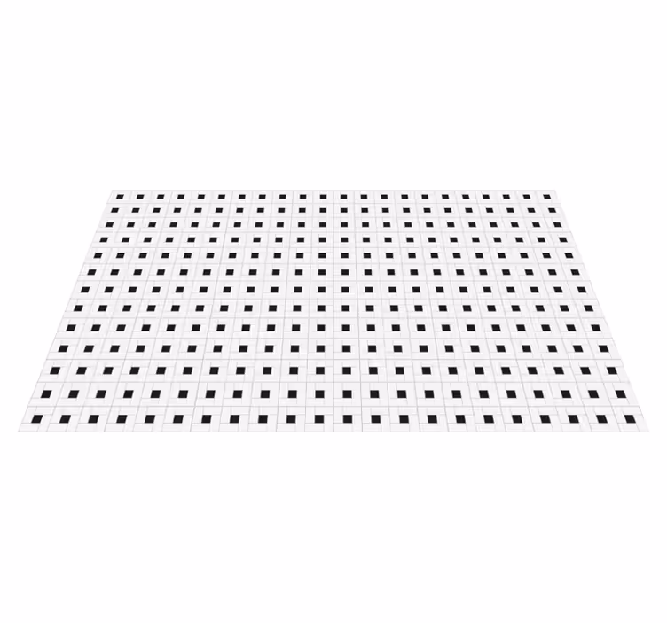 Tappeto in vinile con piastrelle idrauliche Piccoli quadrati - TenStickers
