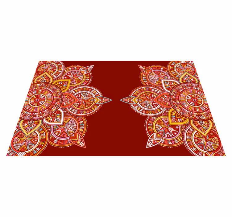 Tappeto vinile Mandala motivi geometrici vibranti - TenStickers