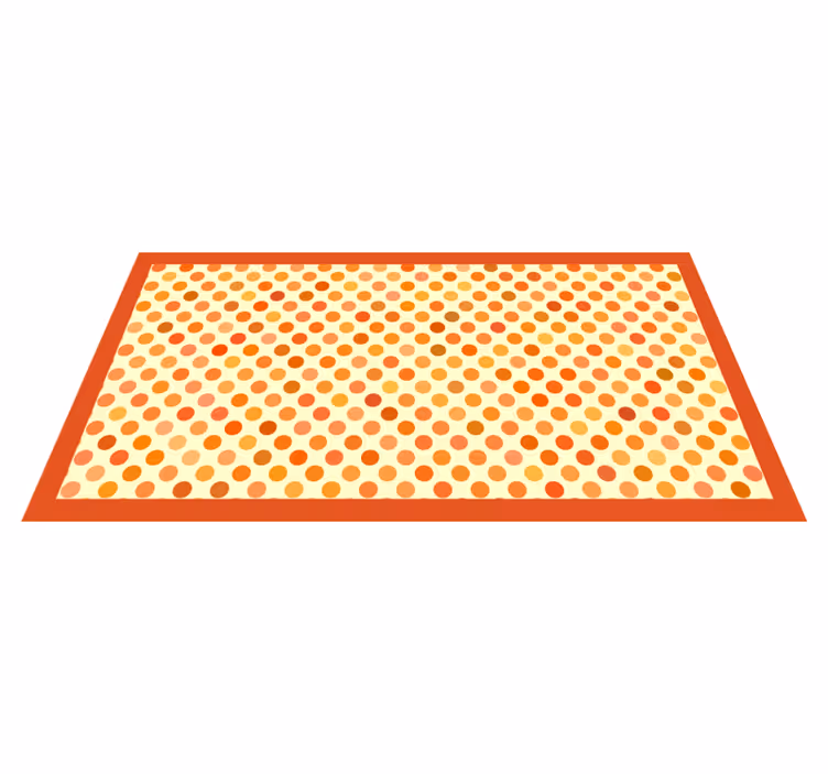 Tappeto vinile strisce matrici a pois - TenStickers