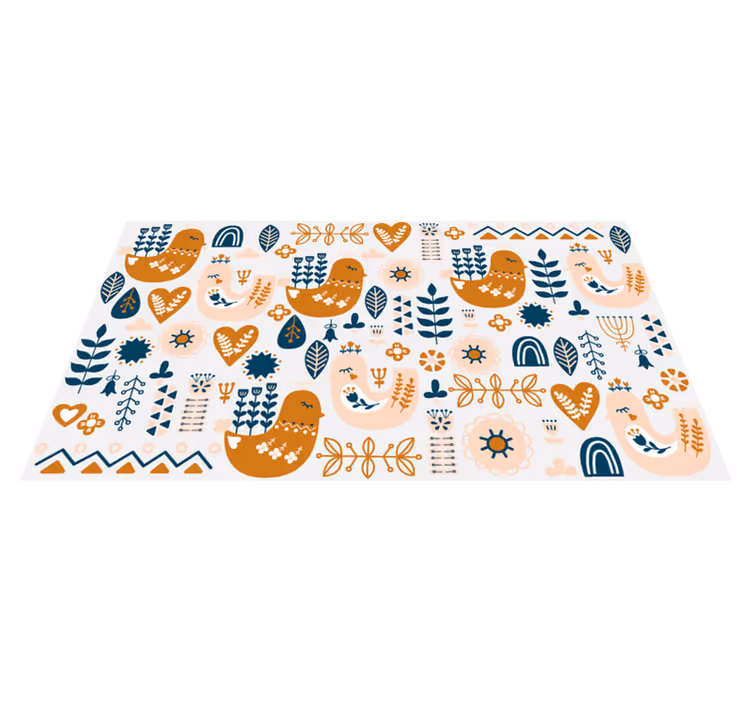 Tappeto vinile per bambini motivi giocosi per la nursery - TenStickers