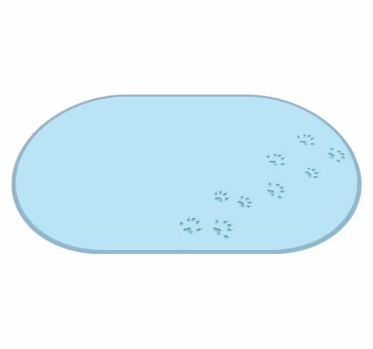 Tappeto vinile animali tracce di impronte di zampe - TenStickers