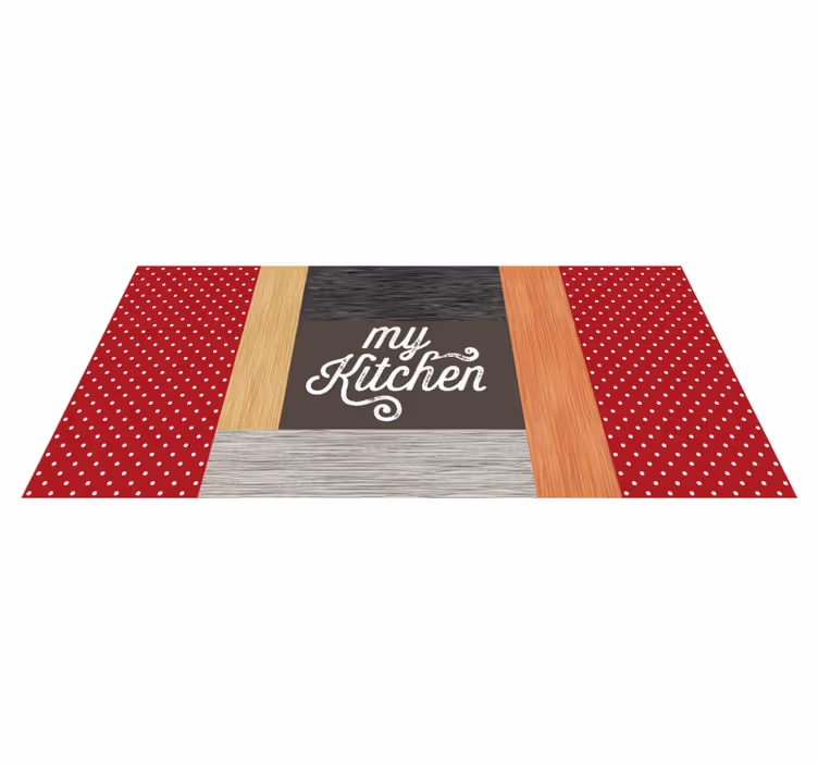 Tappeto pvc cucina il mio spazio con le texture - TenStickers