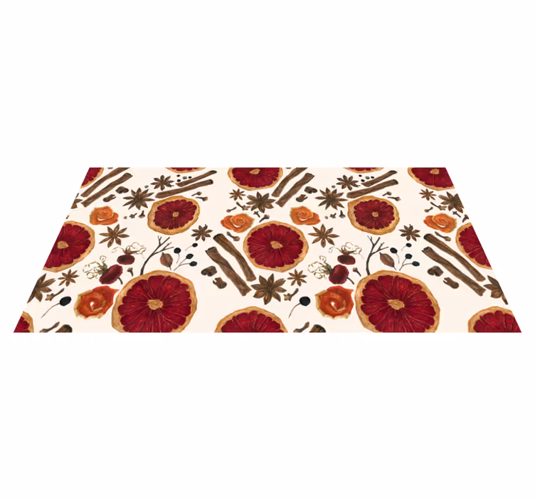 Tappeto pvc cucina concetto botanico floreale - TenStickers