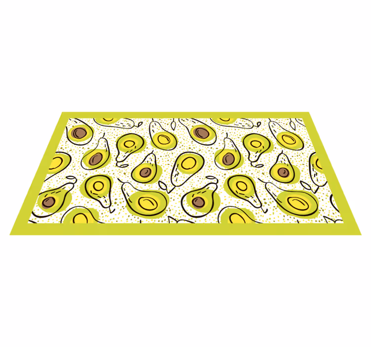 Tappeto pvc cucina delizia di avocado - TenStickers