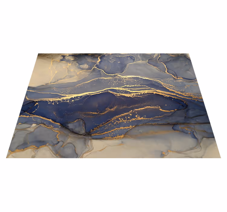 Tappeto vinile effetto marmo eleganti vene classiche - TenStickers